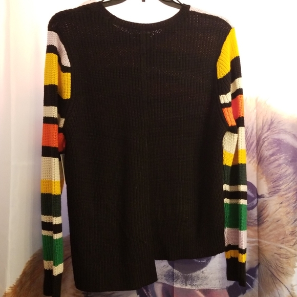 Multi Color Striped Sweater - Picture 3 of 3